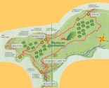 Eremi e Sorgenti Parco del Barberino la cartina