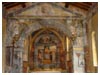 L'interno della chiesa di San Rocco