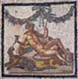 Domus di Dionisio: Dionisio che abbevera una pantera 